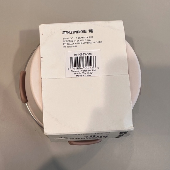 Stanley 16 oz Fresh-to-Table Stainless Steel Leak Proof Bowl Powder Pink Limited - Picture 3 of 4